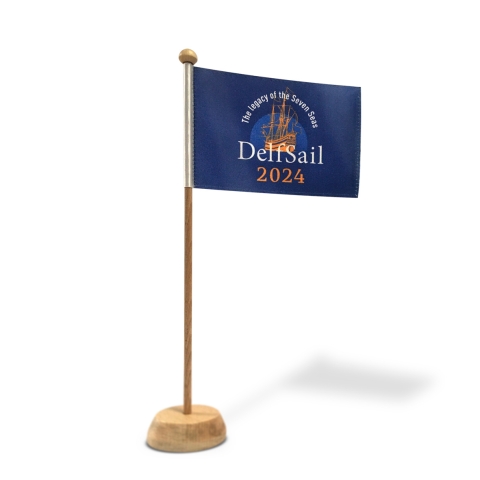 De DelfSail tafelvlag met houden standaard